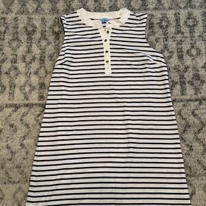 Draper James Striped Sleeveless Dress